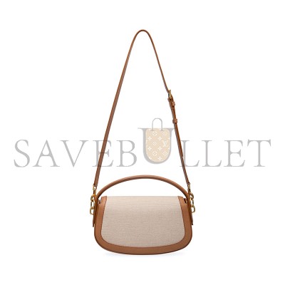YSL VOLTAIRE IN CANVAS AND LEATHER 787671FACW69856 (24*15*5cm)