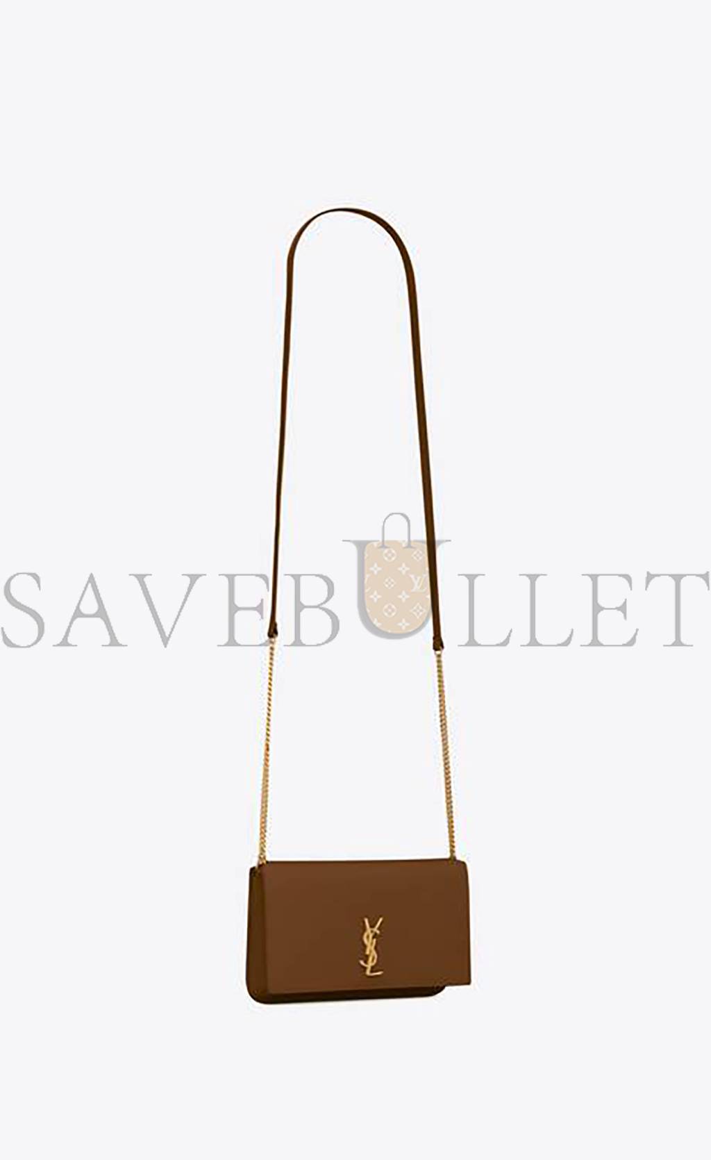 YSL CASSANDRE PHONE HOLDER WITH STRAP IN SMOOTH LEATHER 6350950U40J3234 (18*11*2.5cm)