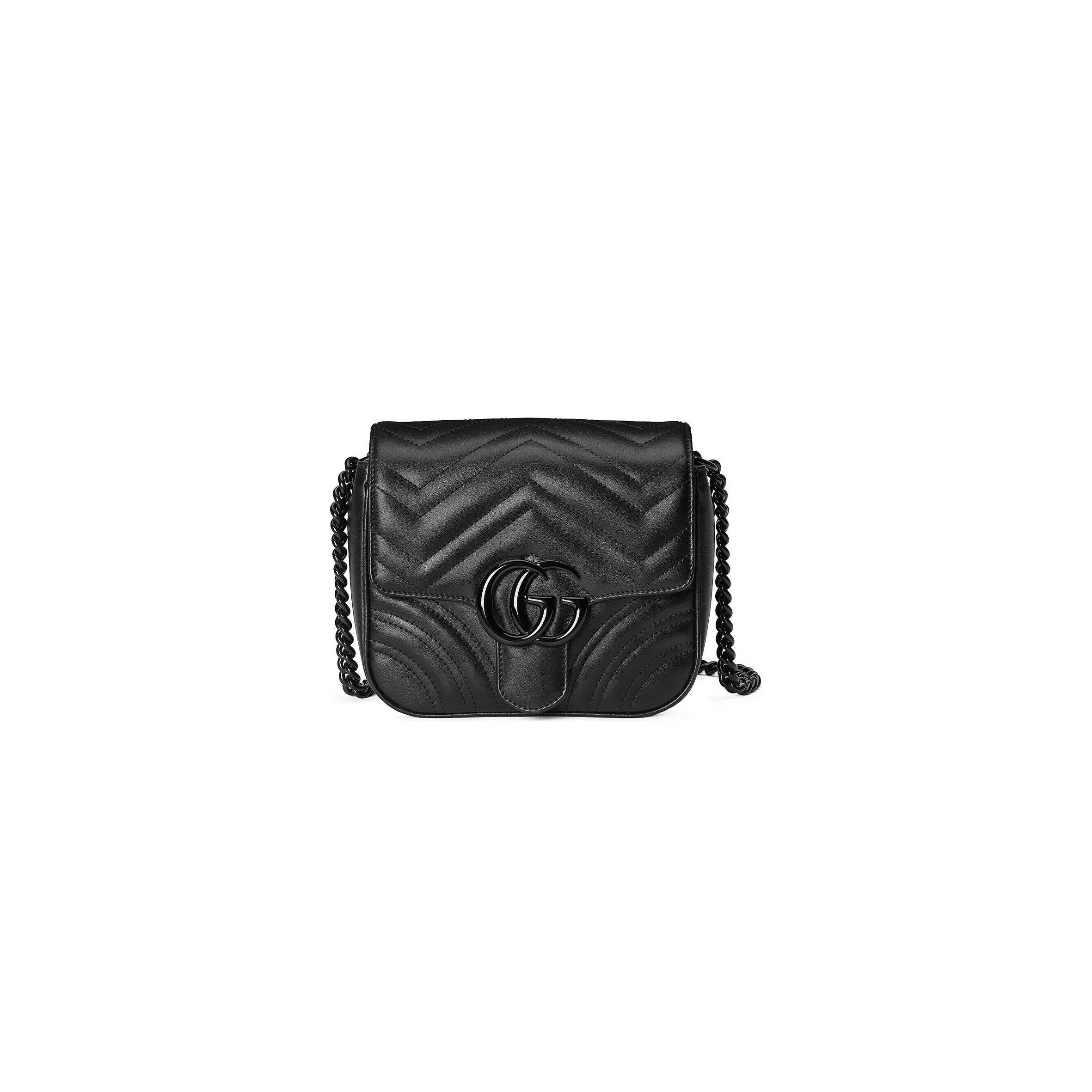 GUCCI GG MARMONT MATELASSÉ SHOULDER BAG 739681   (18*15*8cm)