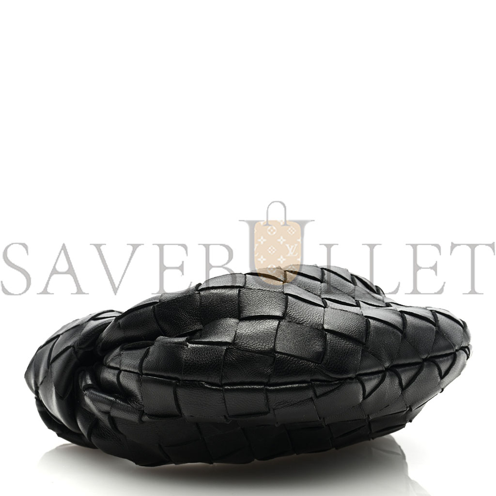 BOTTEGA VENETA NAPPA INTRECCIATO CANDY JODIE BLACK  (17*16*5cm)