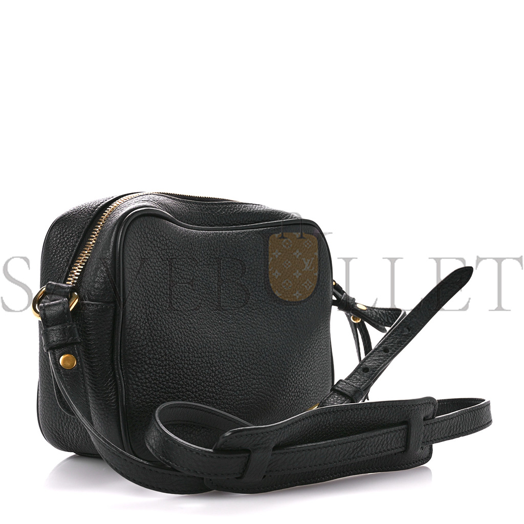 PRADA VITELLO PHENIX CAMERA BAG BLACK (20*15*8cm)