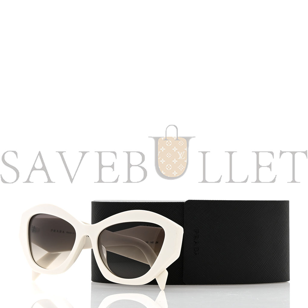 PRADA ACETATE SYMBOLE SUNGLASSES SPR 07Y-F WHITE