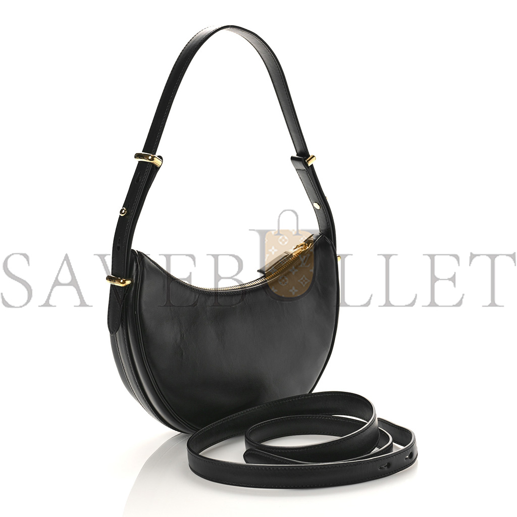 PRADA NAPPA ARQUE SHOULDER BAG BLACK (23*14*6cm)