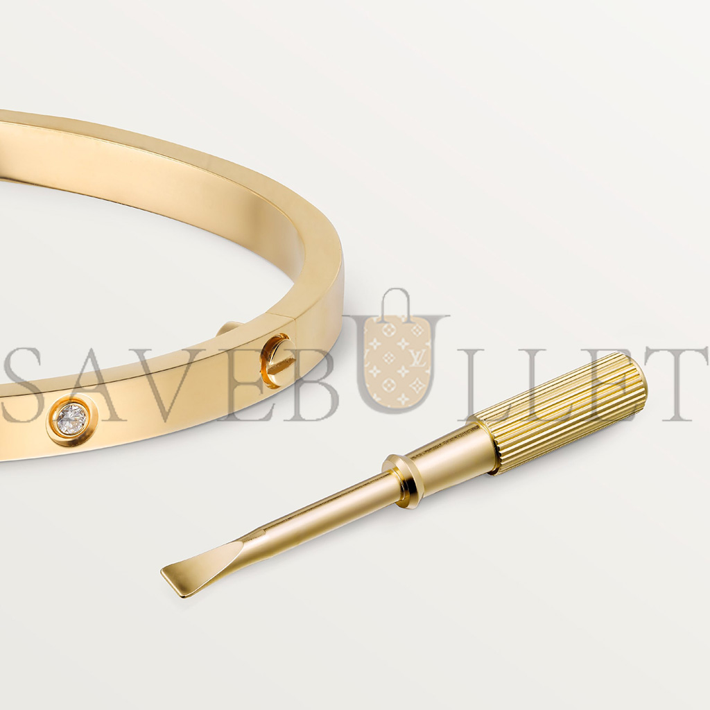 CARTIER  LOVE BRACELET, SMALL MODEL, 6 DIAMONDS B6047217