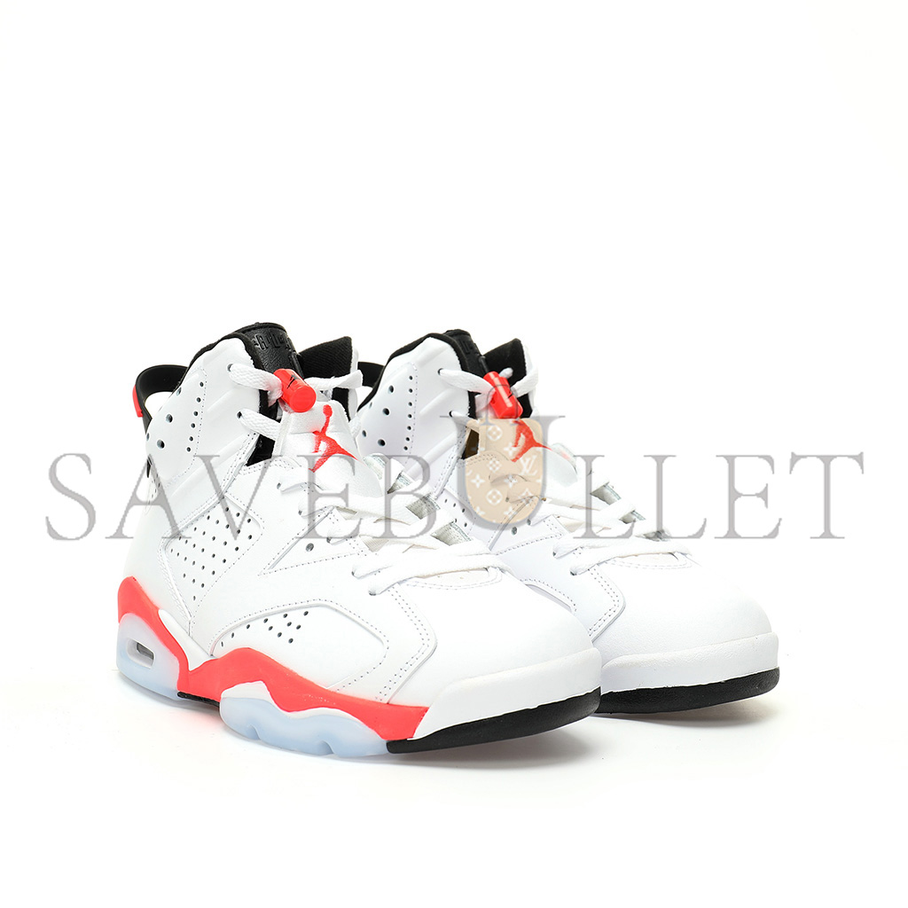 NIKE AIR JORDAN 6 RETROWHITE INFRARED 384664-123