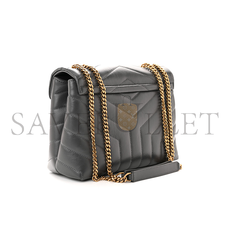 YSL LOULOU SMALL IN QUILTED LEATHER 494699DV7271112 (23*17*9cm)