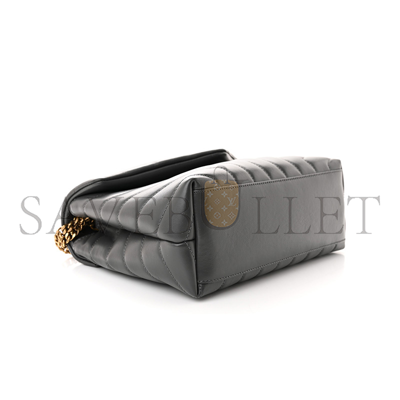 YSL LOULOU SMALL IN QUILTED LEATHER 494699DV7271112 (23*17*9cm)