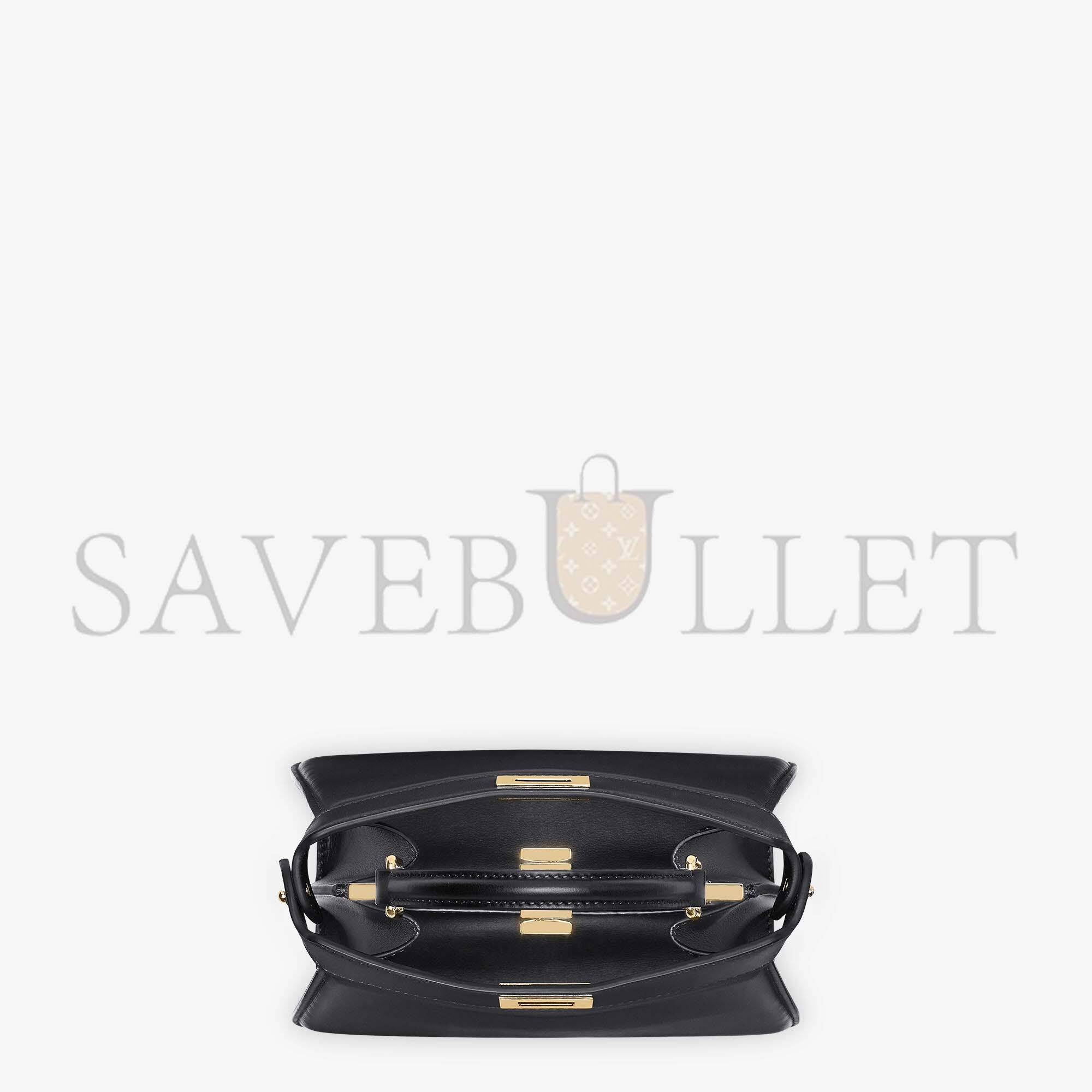 FENDI PEEKABOO ISEEU PETITE - BLACK PADDED NAPPA LEATHER BAG 8BN335ABVEF0KUR (20*15.5*11cm) FENDI PEEKABOO ISEEU PETITE - BLACK PADDED NAPPA LEATHER BAG 8BN335ABVEF0KUR (20*15.5*11cm)