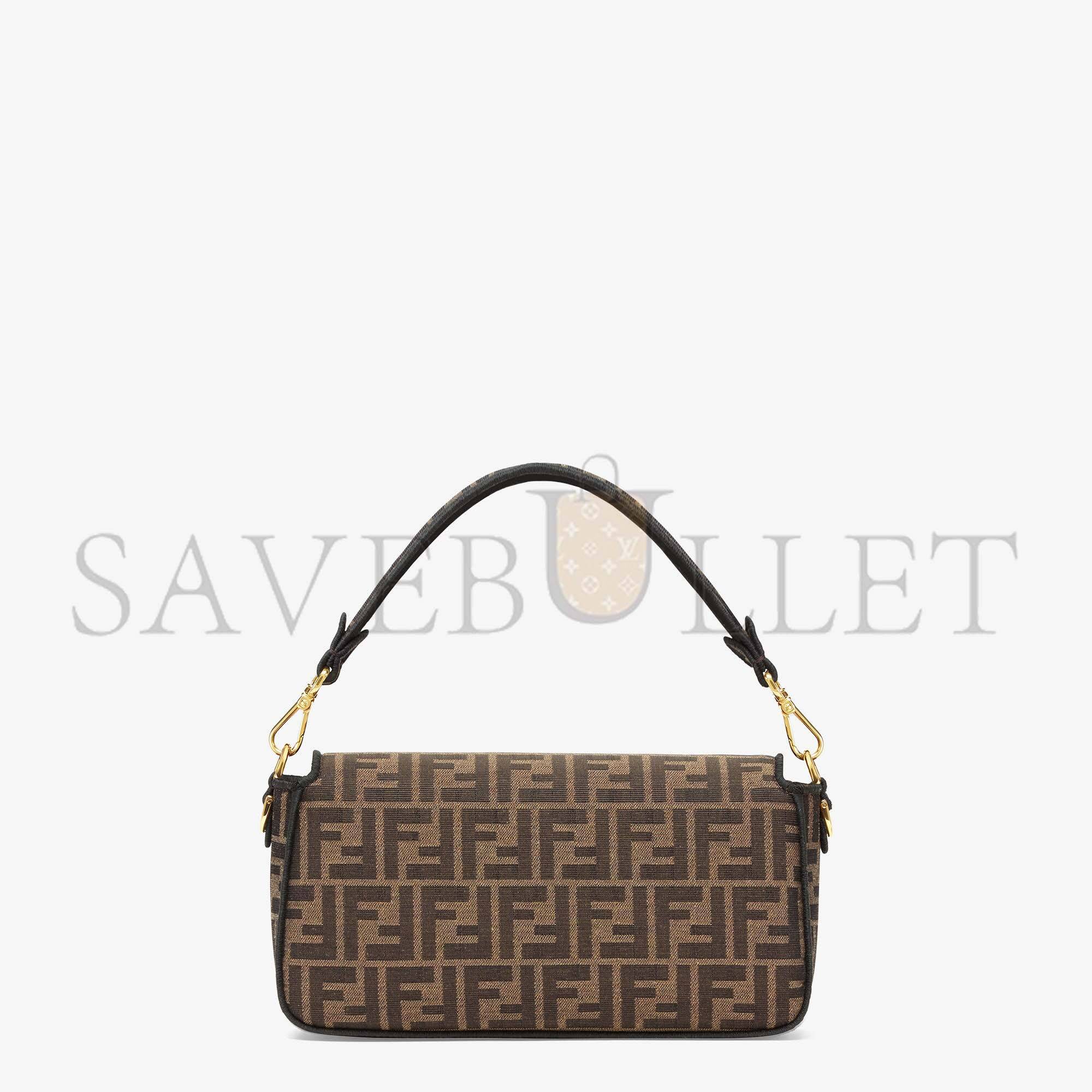 FENDI BAGUETTE - JACQUARD FF FABRIC BAG 8BR600A6V5F17U4 (27*15*6cm)