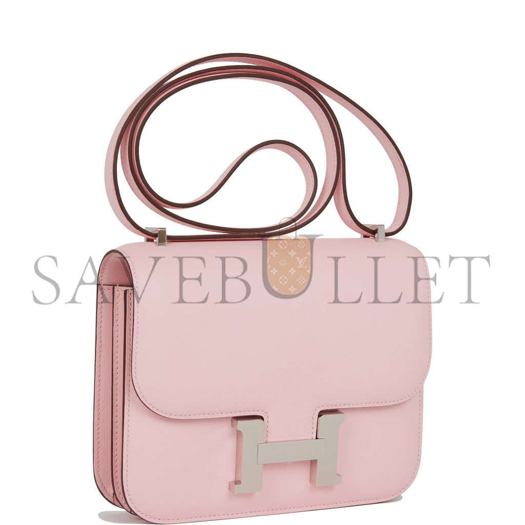 HERMES CONSTANCE 18 ROSE SAKURA SWIFT PALLADIUM HARDWARE 39691674026078 (18cm)