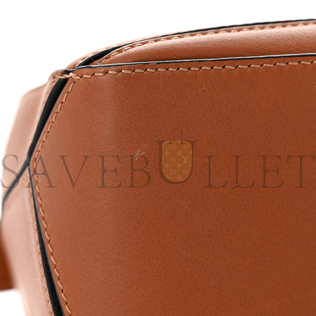 LOEWE CALFSKIN SMALL PUZZLE BAG TAN (24*16.5*10.5cm)