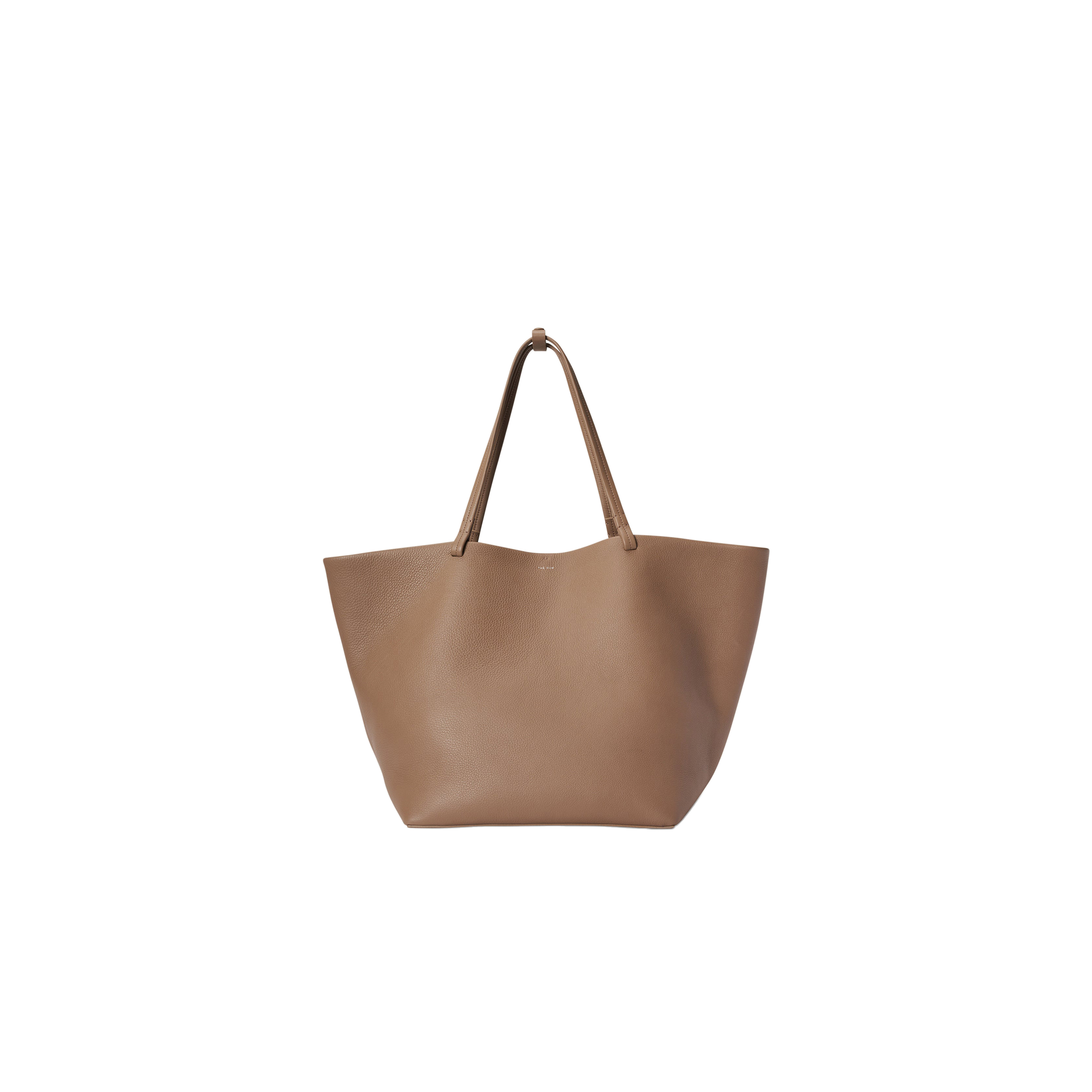 THE ROW XL PARK TOTE BAG IN LEATHER TAUPE W1201L133TPLD (30*36*30cm)