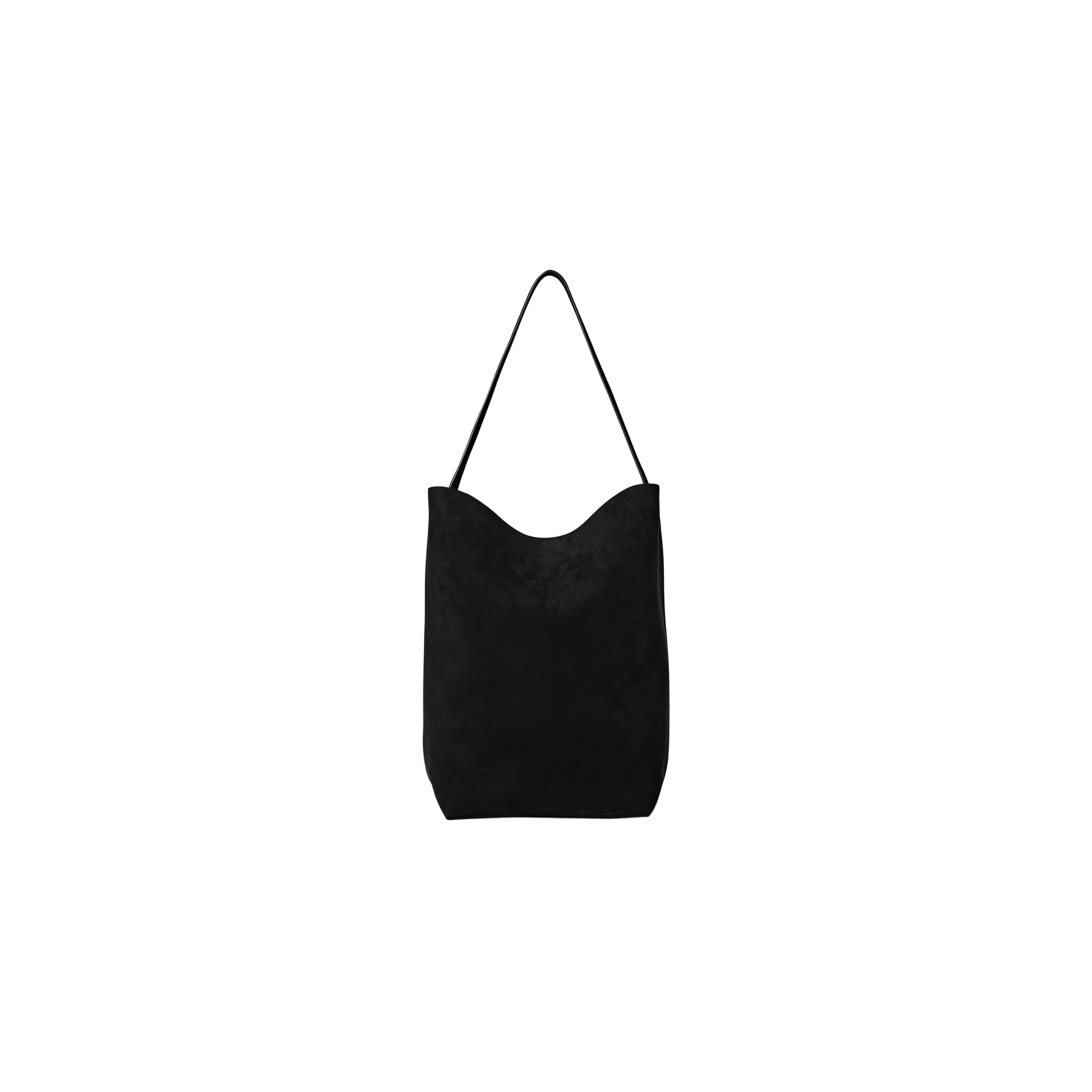 THE ROW LARGE NS PARK TOTE BAG IN NUBUCK BLACK W1273L87BLK (43*38*20cm)